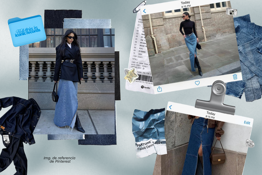 Faldas de mezclilla denim