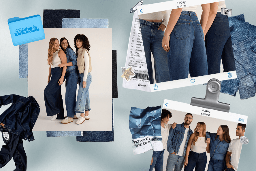 Ropa denim para hombre y mujer
