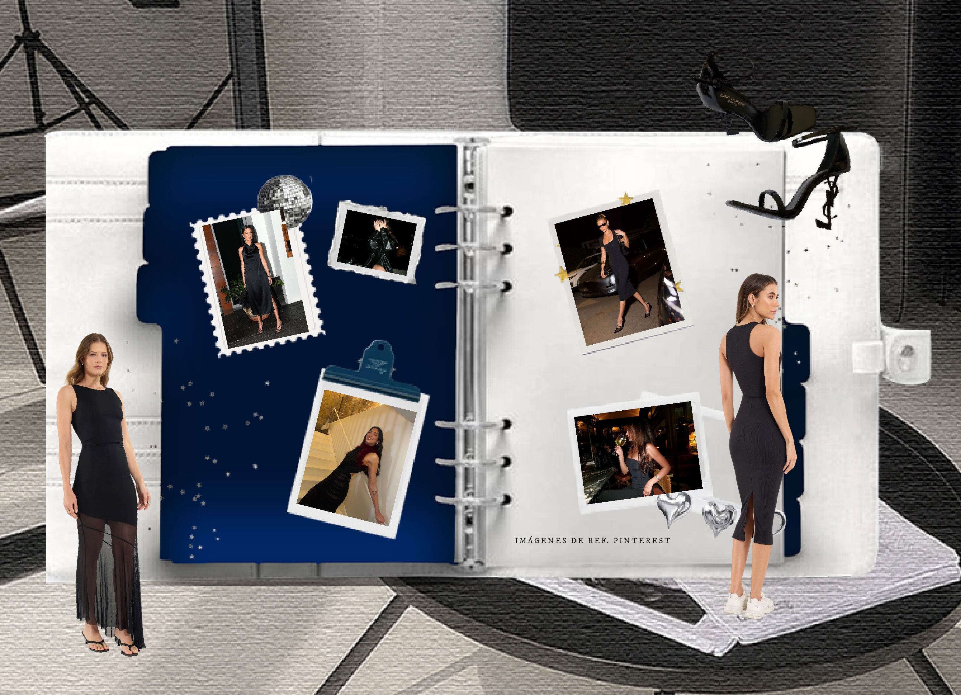 Mujeres con vestidos