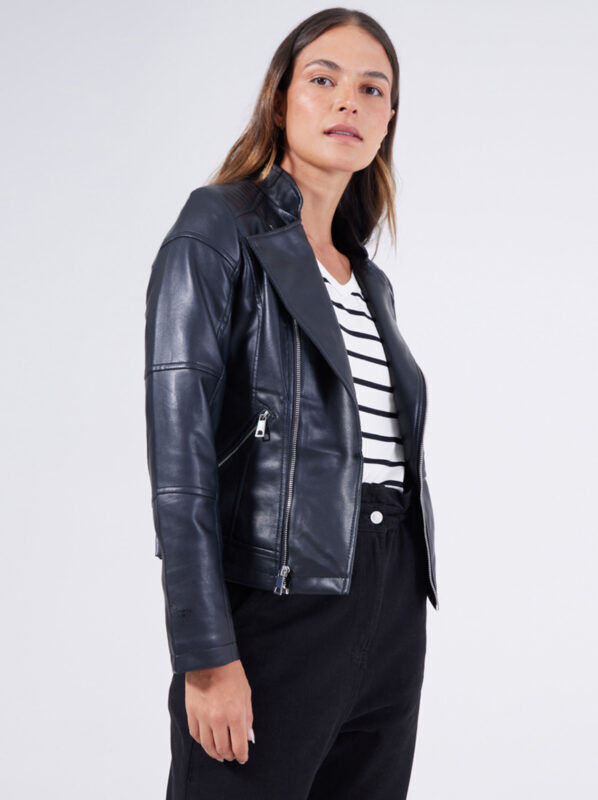 chaqueta de cuero
