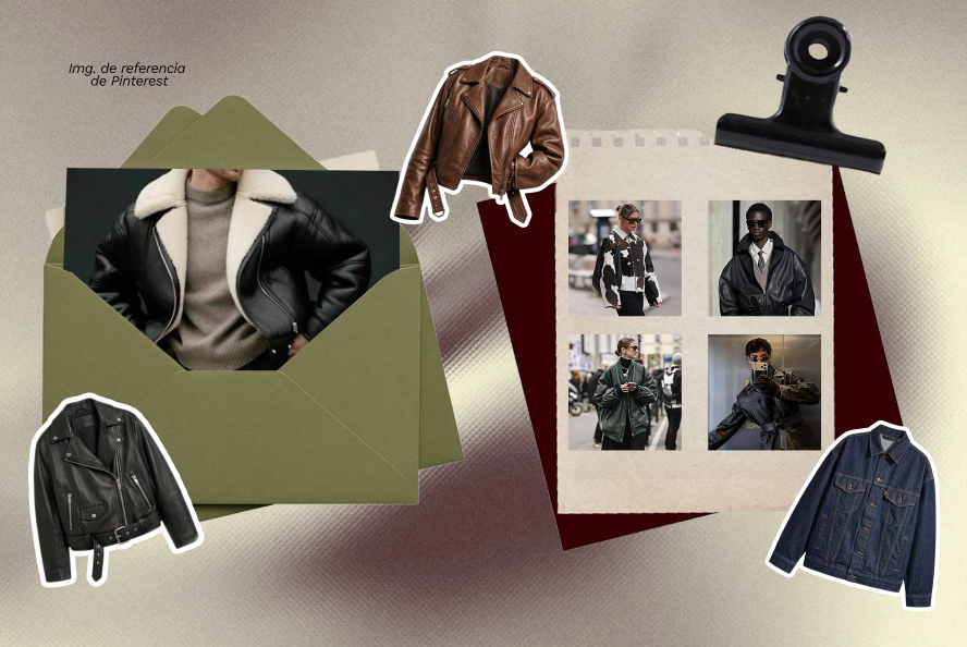 Chaquetas tipo cuerina