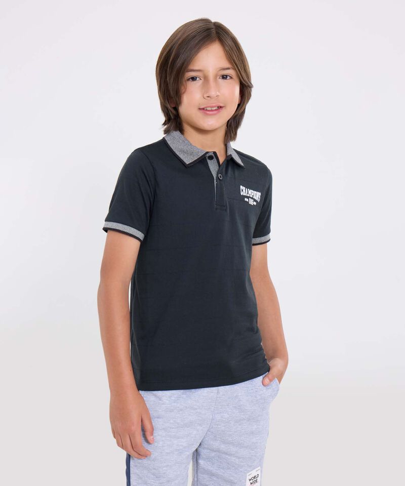 camiseta polo para niños