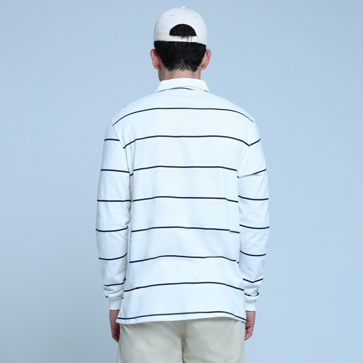 Buzo A Rayas Con Cuello Polo compra online OSTU