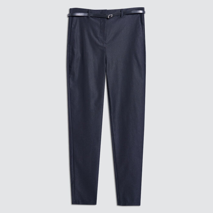 Pantalon Tipo Chino con Bolsillos, Negro1, hi-res