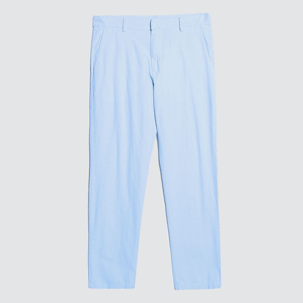 Pantalon Tipo Chino Con Bolsillos, Azul, hi-res