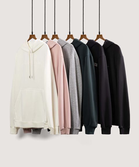 Hoodie Basico Estampado, AzulOscuro, hi-res