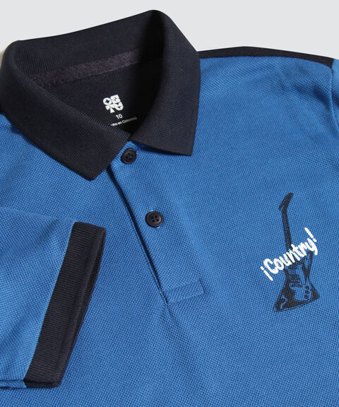 camiseta polo para niños