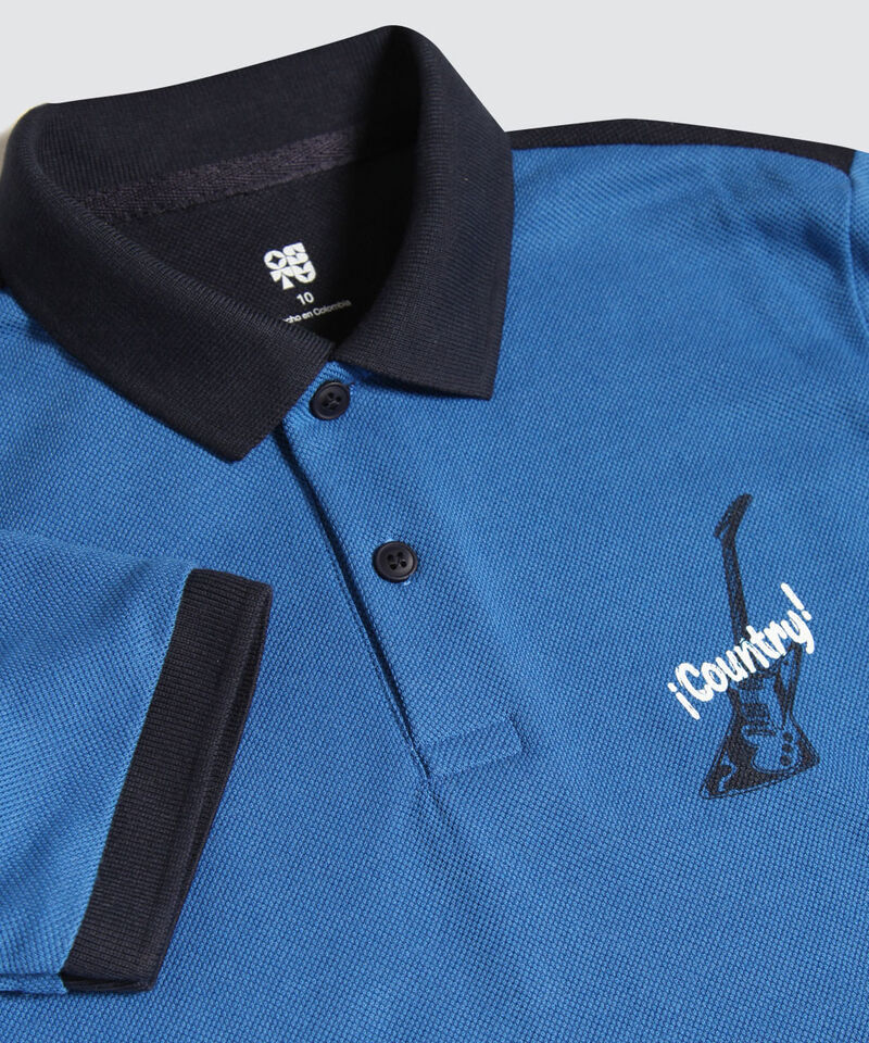 camiseta polo para niños
