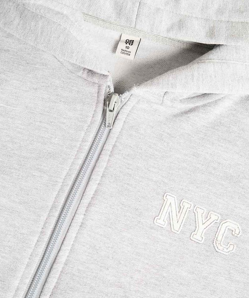 Buzo Estampado NY, Gris, hi-res