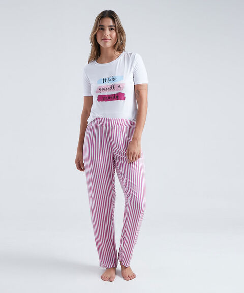 pijama de pantalon mujer 