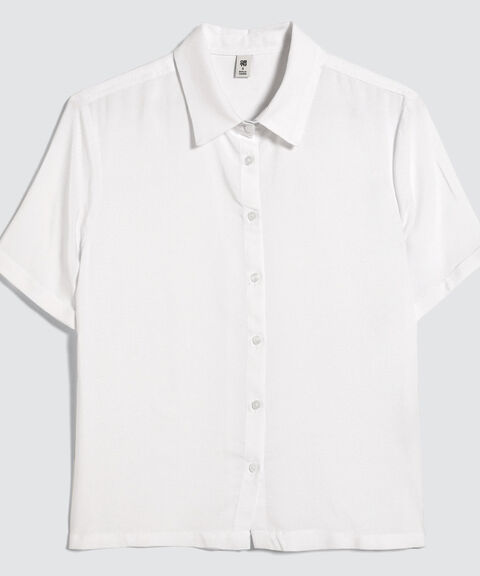 Camisa Manga Corta, Blanco, hi-res