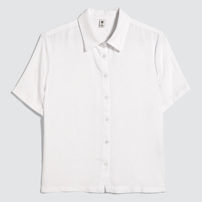 Camisa Manga Corta, Blanco, hi-res