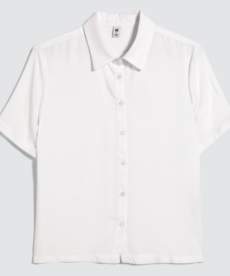 Camisa Manga Corta, Blanco, hi-res