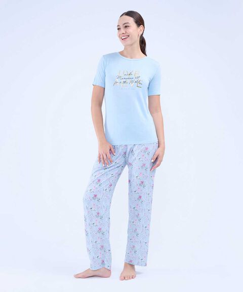pijama de pantalon mujer image number null