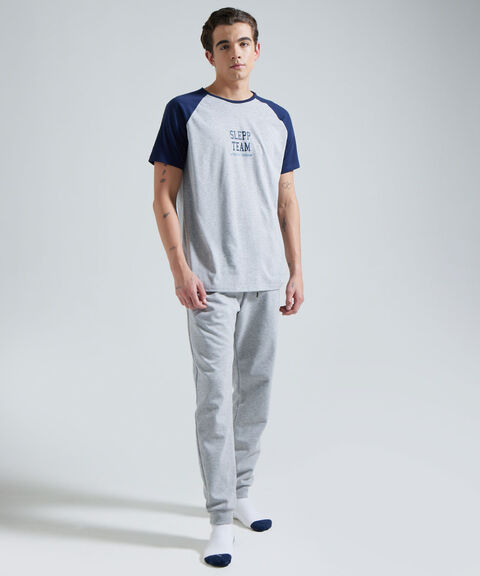 Pijama de camiseta para hombre 