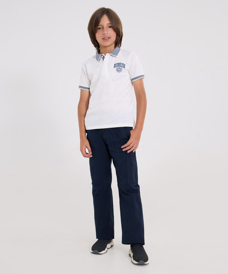 camiseta polo para niños