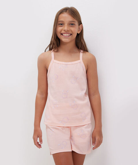 shorts de pijama para niñas