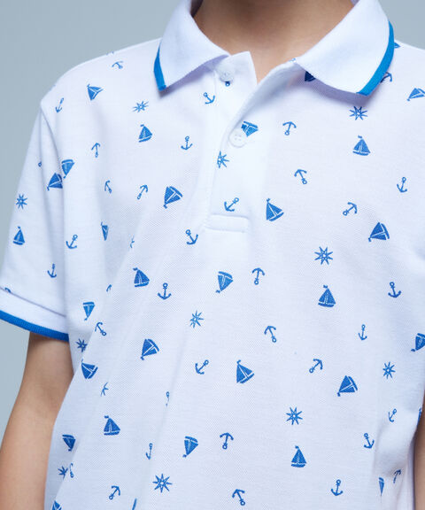 camiseta polo para niños