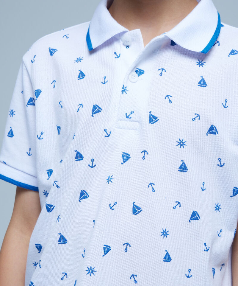camiseta polo para niños
