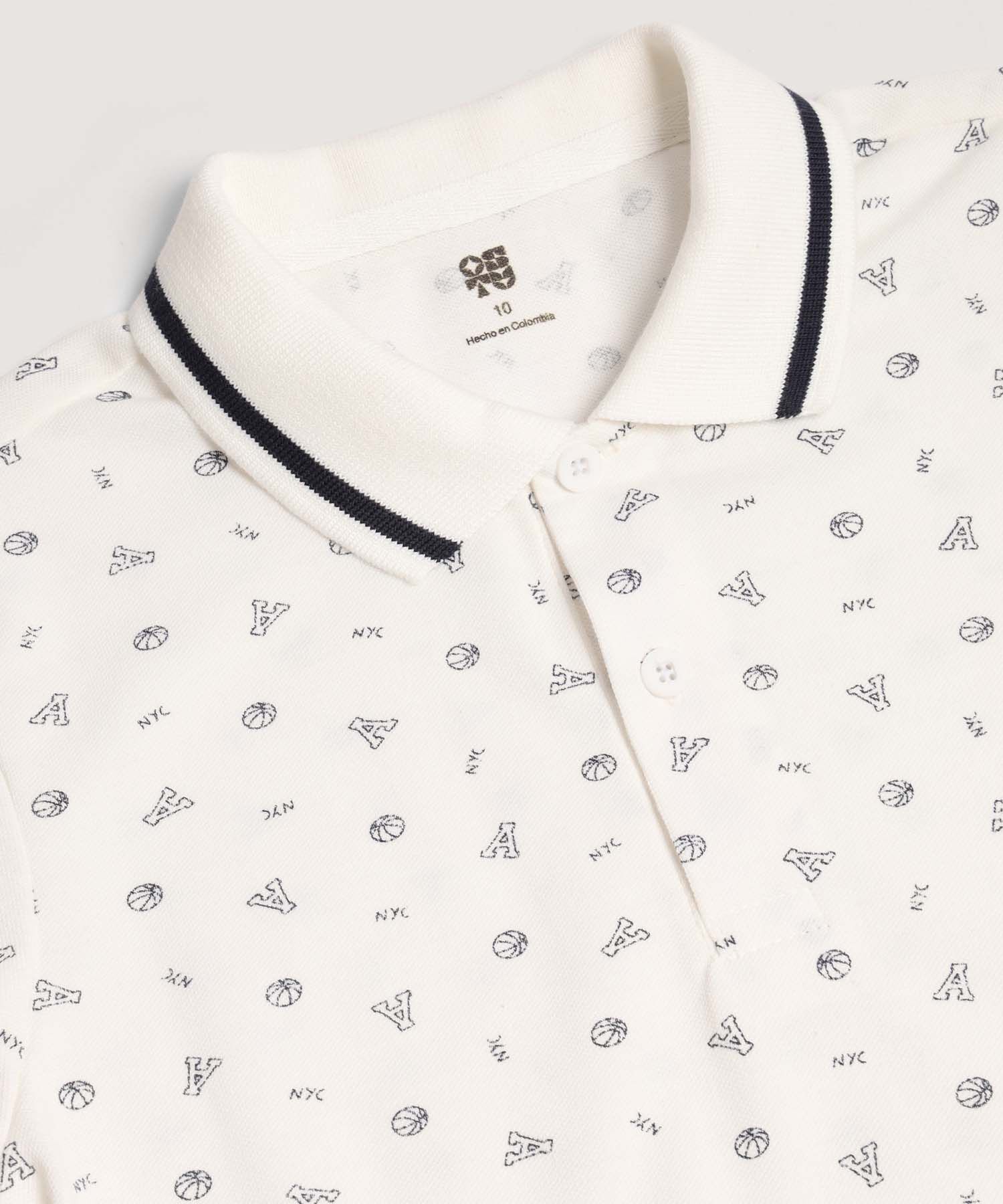 camiseta polo para niños