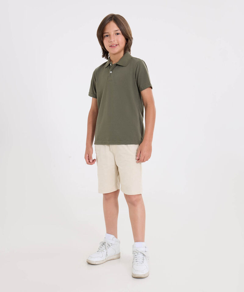 camiseta polo para niños