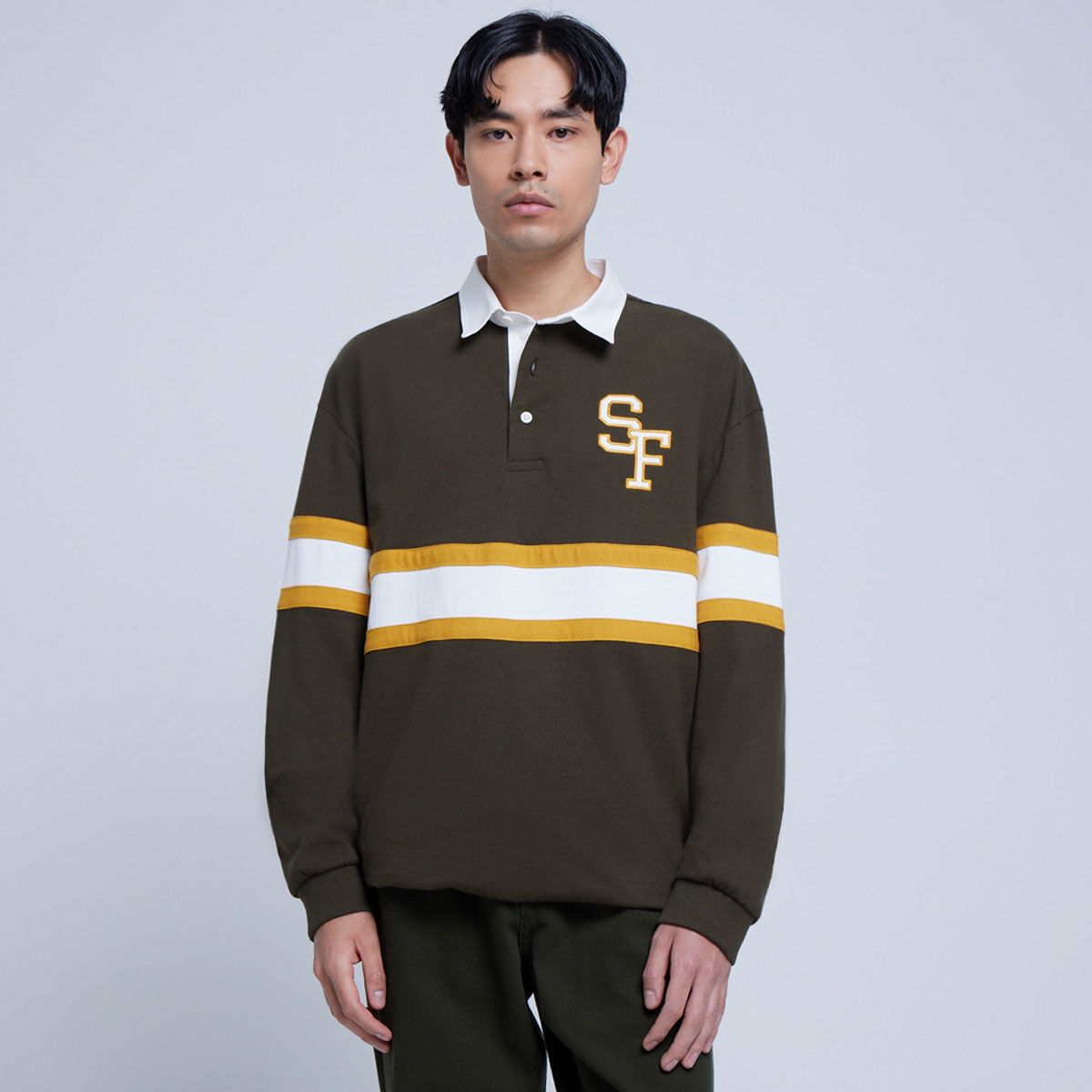 Buzo Camisero Con Aplique Bordado compra online OSTU