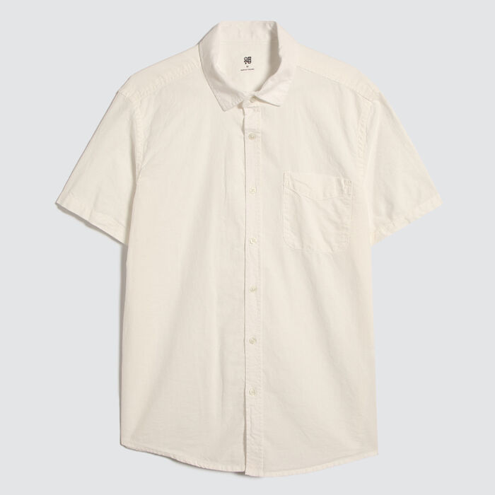 Camisa con Bolsillos, Blanco1, hi-res