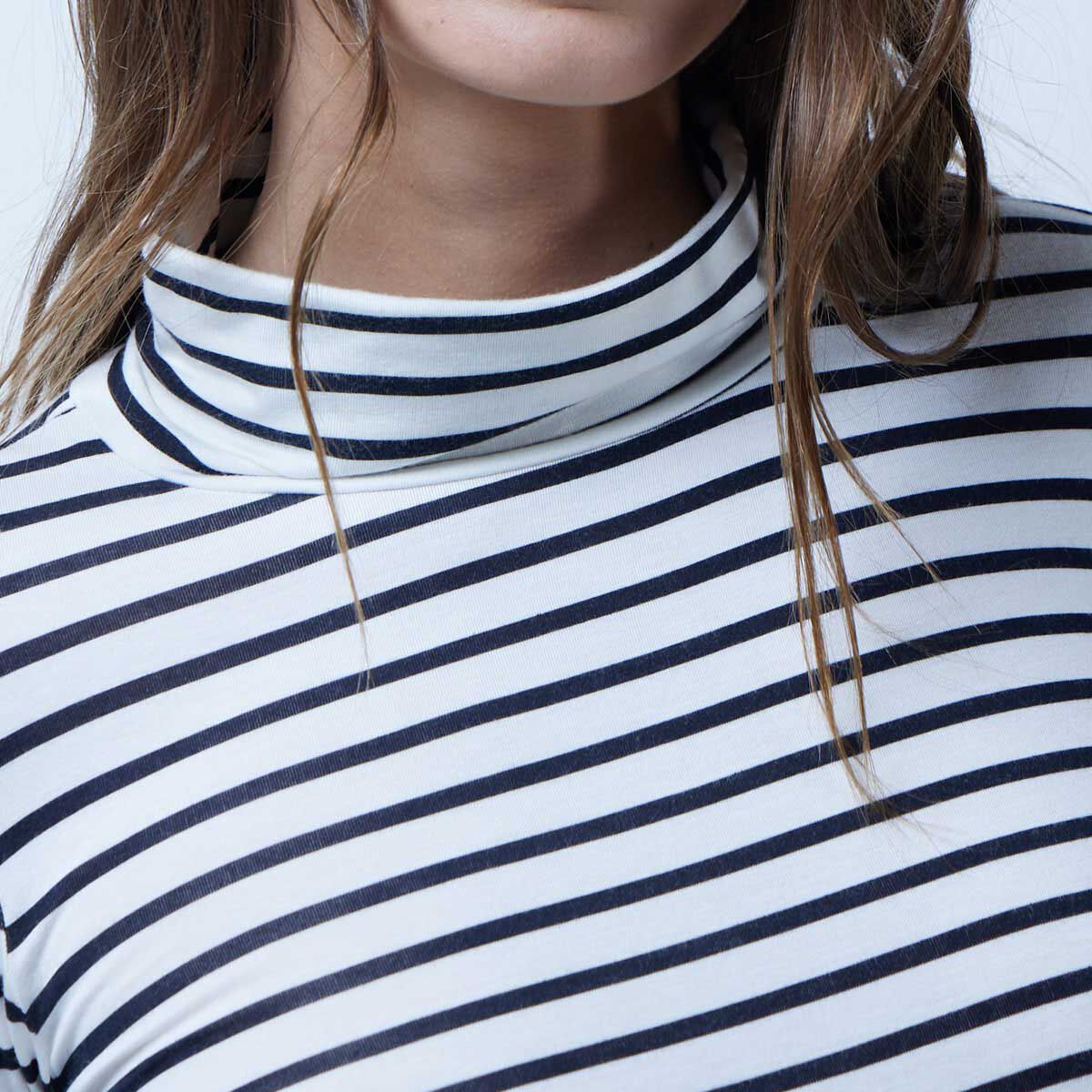 Camisetas cuello alto rayas online