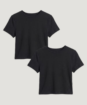 Camiseta Crop Top B&aacute;sico, , hi-res