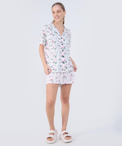pijama de shorts mujer image number null
