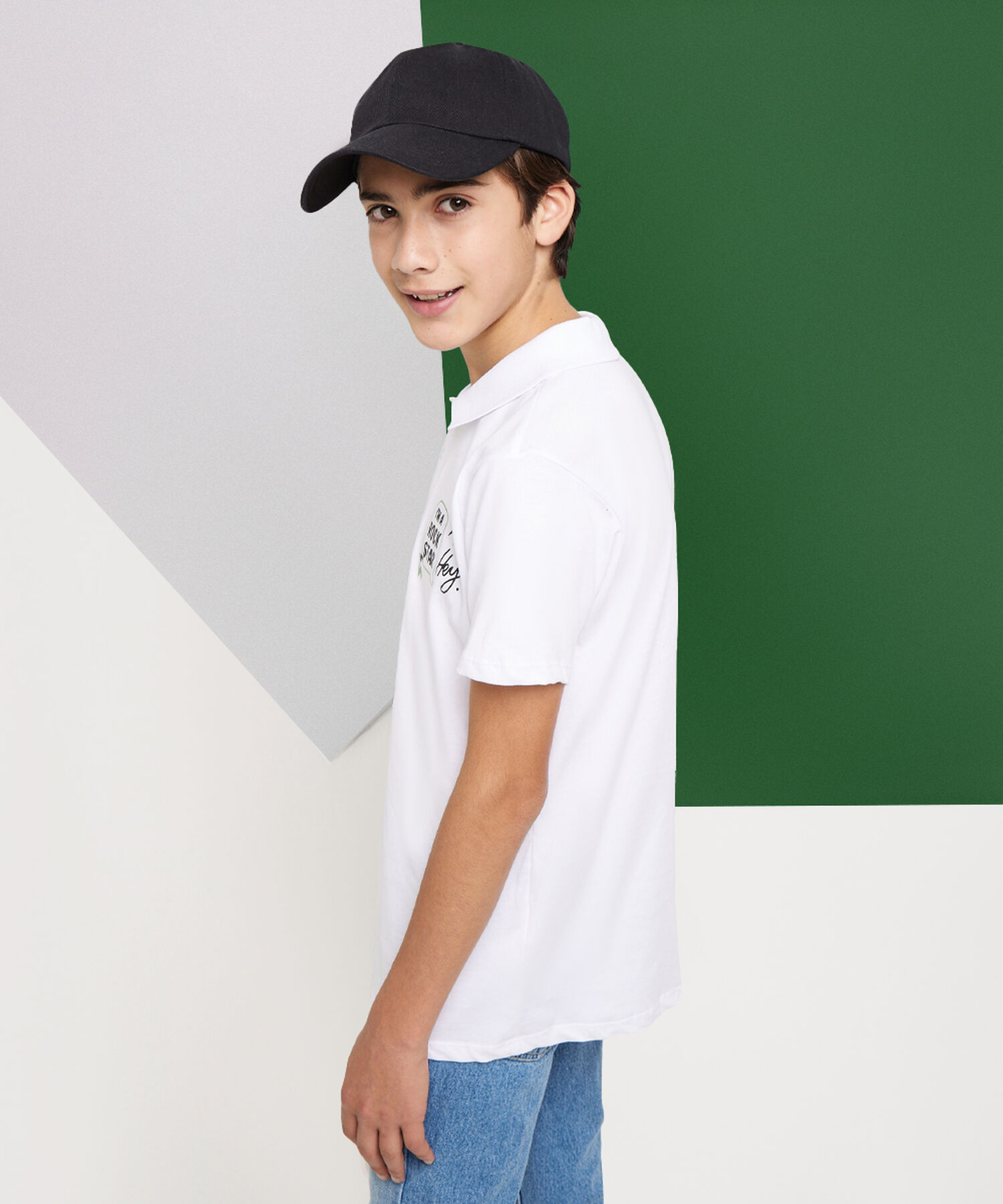 camiseta polo para niños