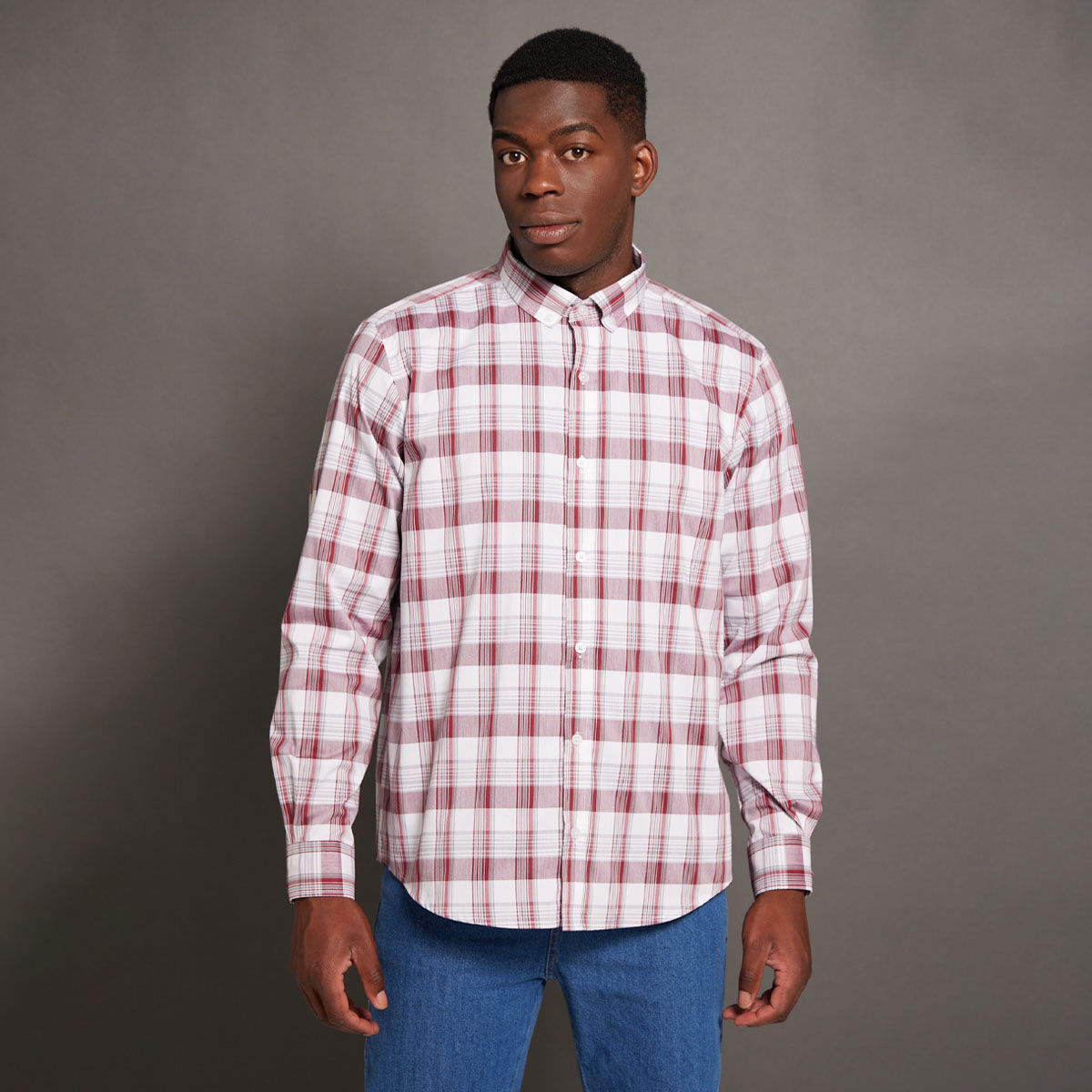 Camisa Para Hombre Estampado Cuadros compra online OSTU