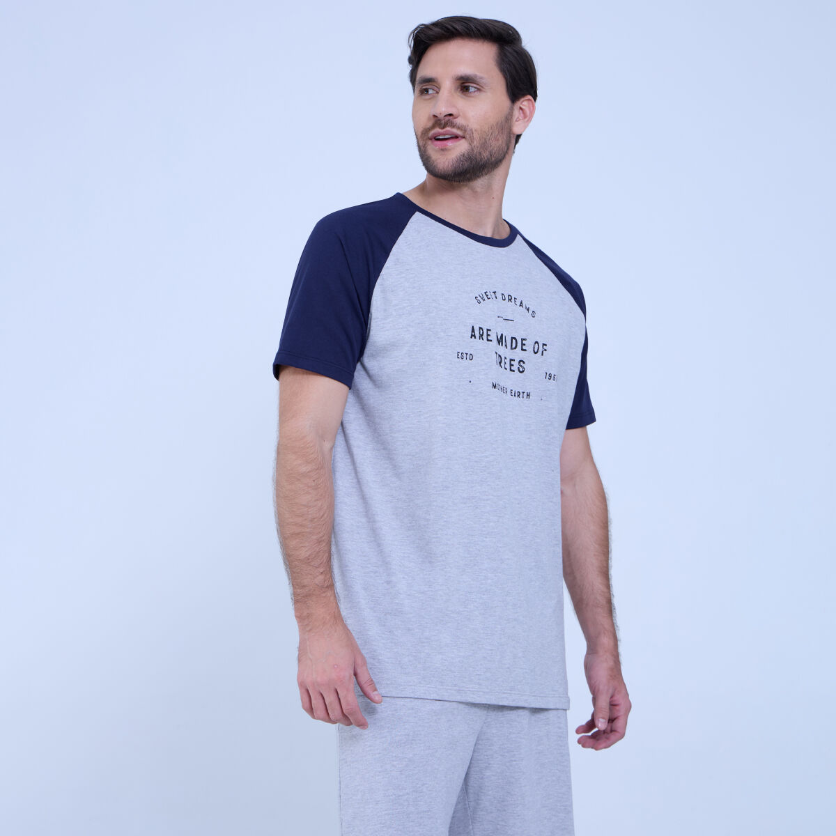 Pijama de camiseta para hombre