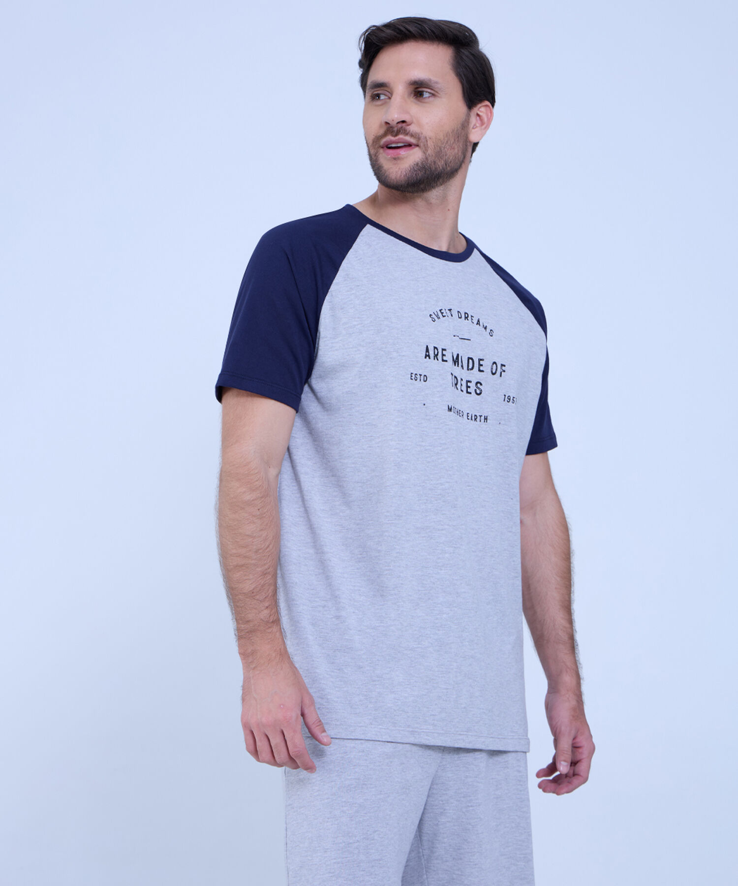 Pijama de camiseta para hombre