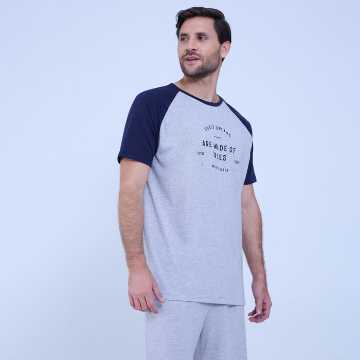 Pijama de camiseta para hombre