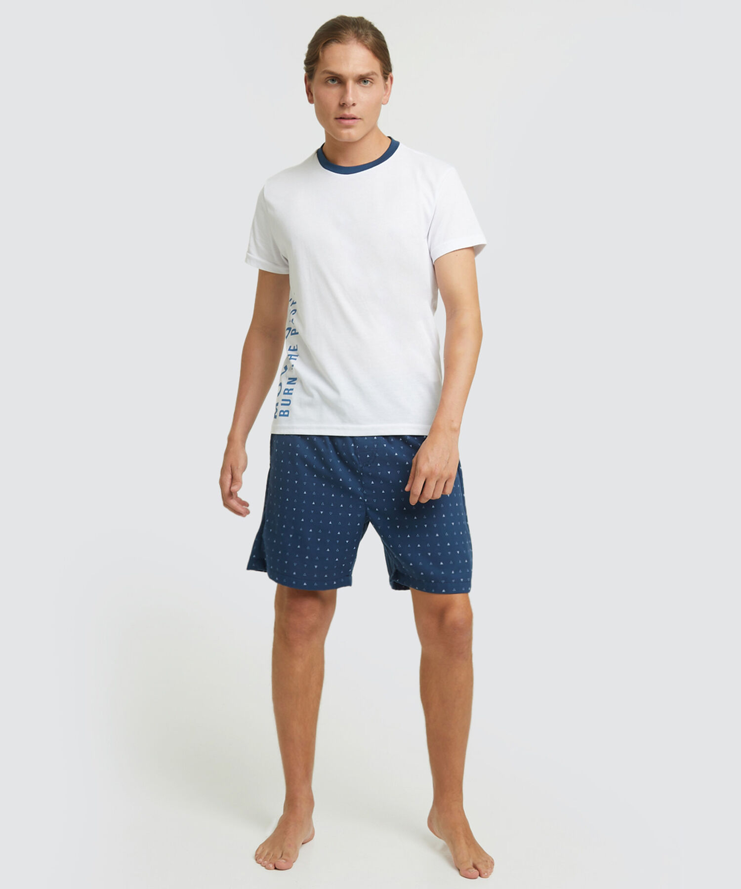 Pijama de camiseta para hombre