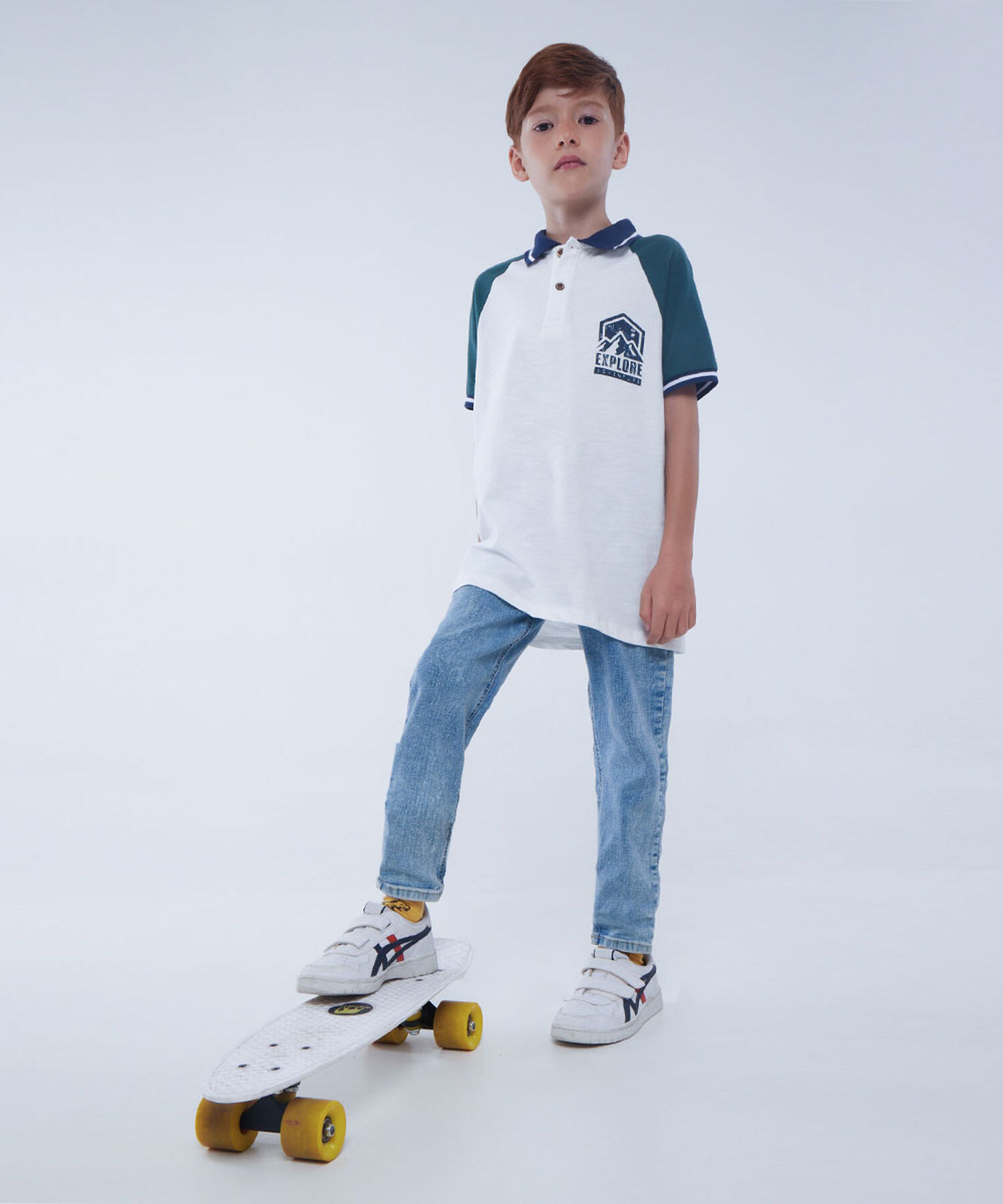 camiseta polo para niños