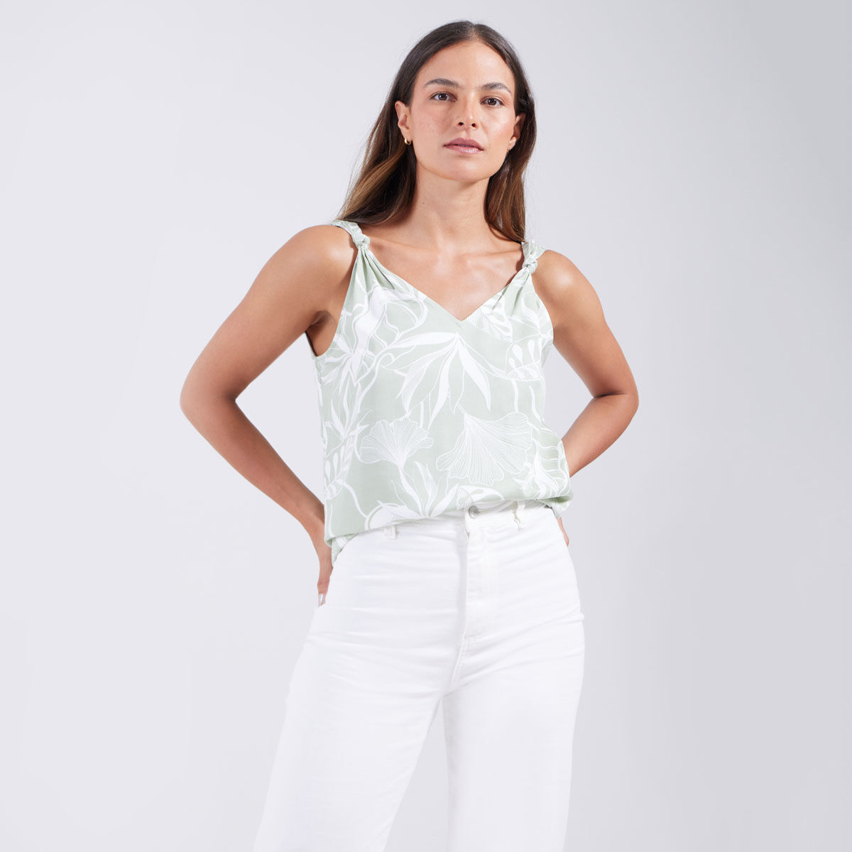 Blusa Manga Sisa Estampada