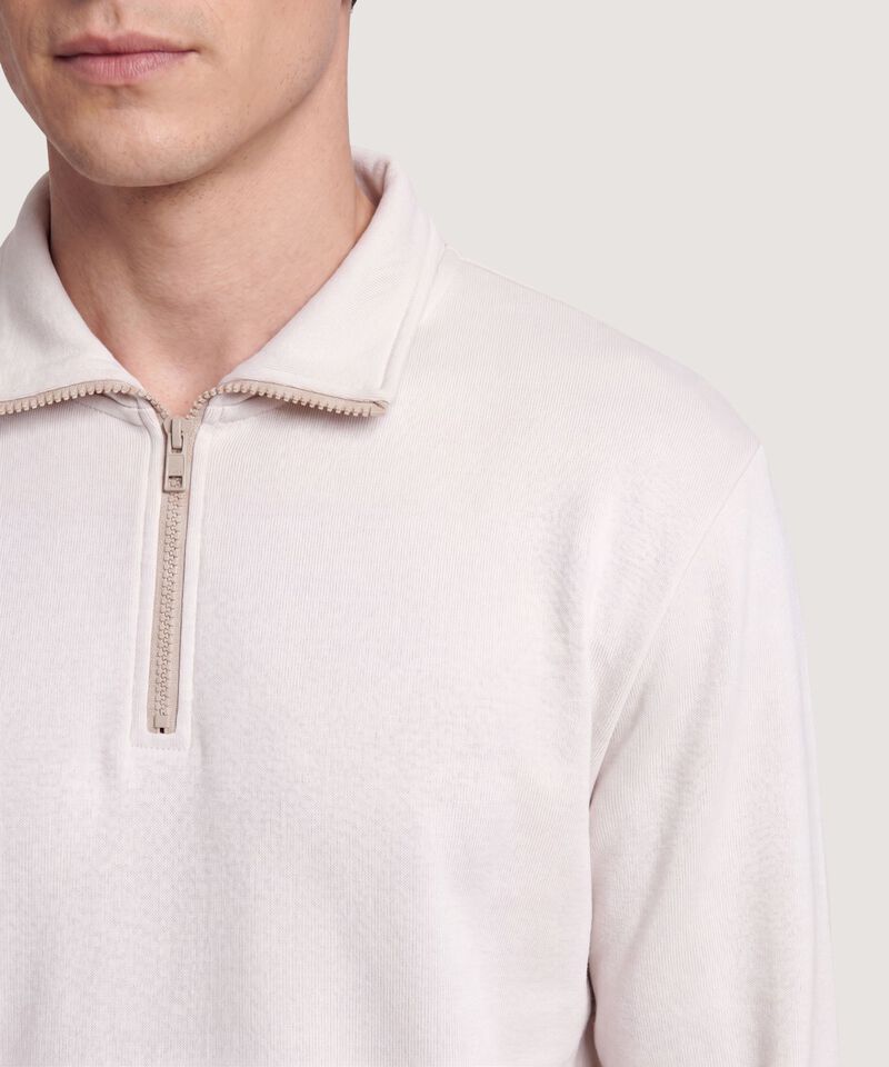 Buzo Half Zip, Beige, hi-res