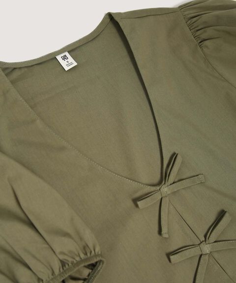 Blusa con Lazos, Verde, hi-res image number null
