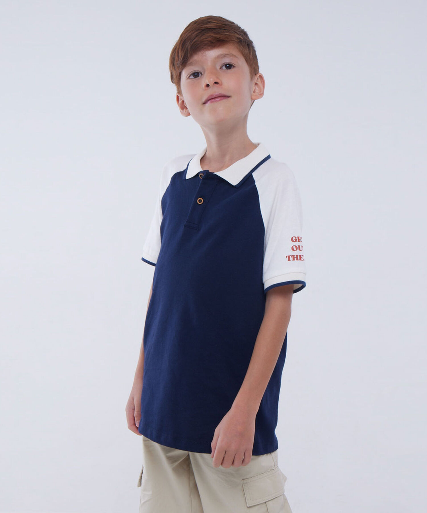 camiseta polo para niños