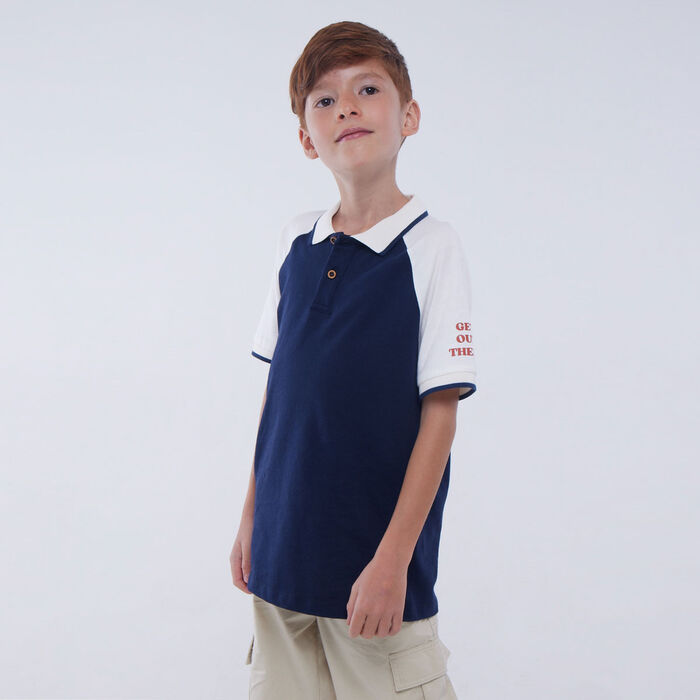 camiseta polo para niños