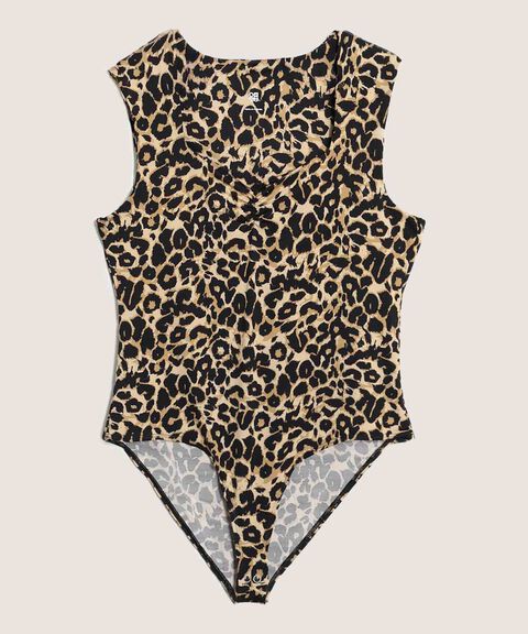 Body Animal Print de Manchas, Cafe, hi-res