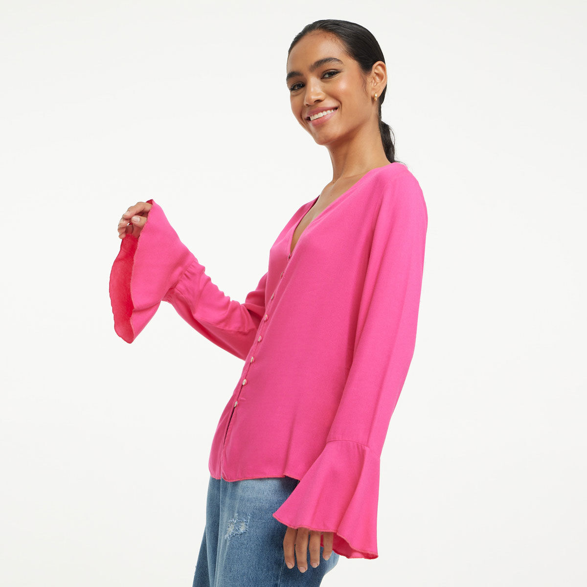 Blusa Manga Tipo Campana compra online OSTU