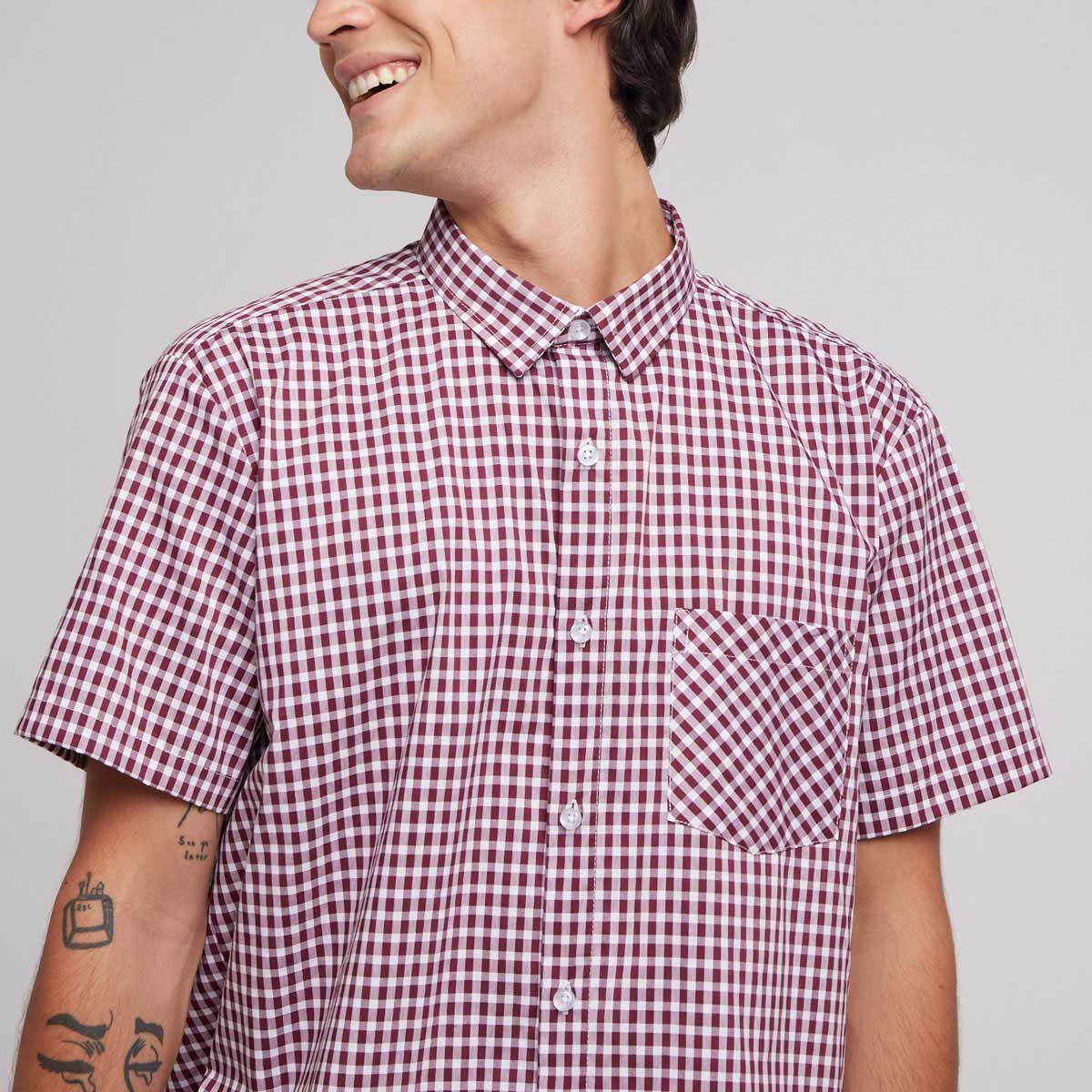 Camisa Para Hombre A Cuadros compra online OSTU