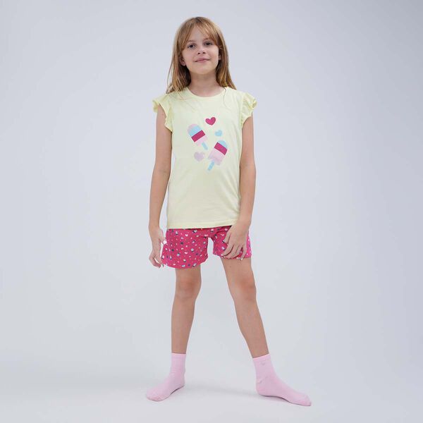 camisetas de pijama para niñas image number null