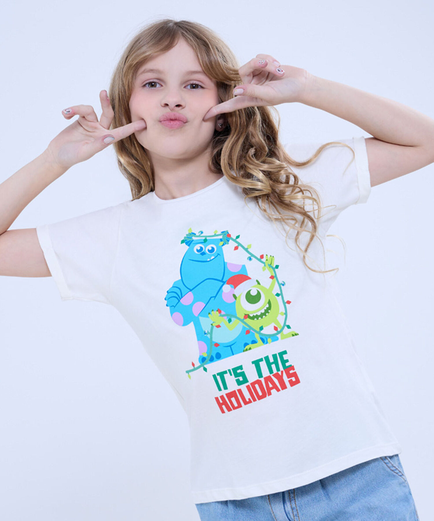 Camiseta Monster Inc para Niña