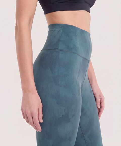 Leggins Capri Estampado Ajuste Alto, Verde, hi-res