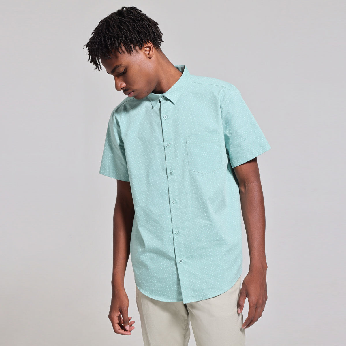 Camisa Hombre Mini Puntos compra online OSTU
