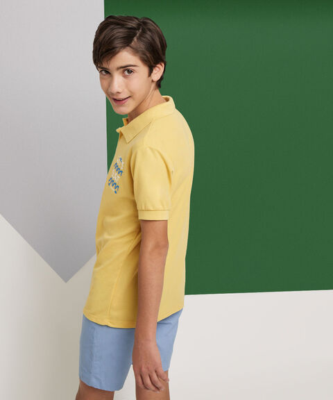 camiseta polo para niños